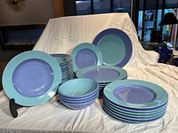 All pieces grouped showing two-tone color, counts visible