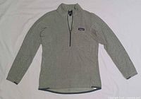 Front view of Patagonia half-zip pullover