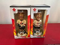 Front view of both boxed Bobble Dobbles Sakic and Blake