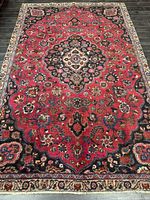 Full view of rug showing overall design and size