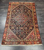Full view of entire rug showing pattern and size