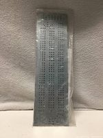 Front view of template showing hole layout