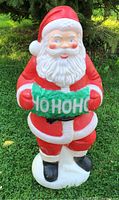 Full view of Santa blow mold