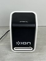 Front view of ION Slides 2 PC scanner showing logo and media slot