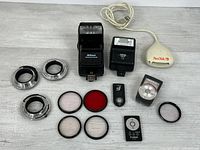 Group shot of all accessories laid out together