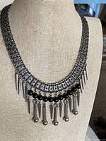 Full view of necklace on bust