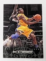 Front view of Kobe Bryant Anthology card displaying action image and design