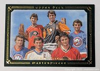 Front view of Upper Deck Masterpieces "The Sutters" card showing artwork and border