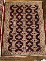 Full view of rug showing overall design and dimensions