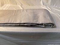 Folded canvas dropcloth front view