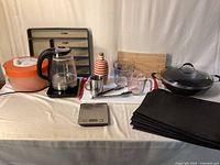 All listed kitchen items arranged together