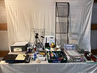 Overall view of entire assortment laid out on table