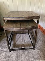 Both nesting tables stacked