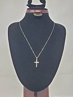 Full view of necklace on bust