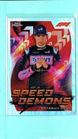 Esteban Ocon Speed Demons insert card