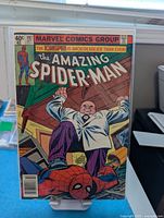 Front cover of The Amazing Spider-Man #197 comic book in sleeve