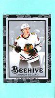 Front of Connor Bedard Upper Deck Beehive card