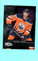 Front of Connor McDavid Skybox Metal Universe card