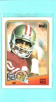 Front view of Jerry Rice 1988 Topps card #43