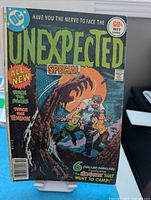 Front cover of Unexpected Special #4 comic showing title, price, date and artwork