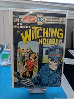 Front cover of The Witching Hour No. 58 comic, bagged and on stand