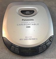 Top view of Panasonic SL-S230 portable CD player
