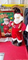 Santa figure with original box and instruction sheet