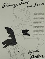 Full view of entire advertisement page showing illustration, headline, brand signature, and publication masthead