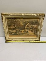 Full framed print with scale ruler