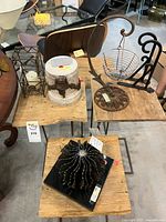 Group shot of all items on tables