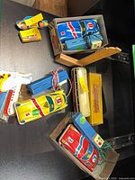 Overview of all vehicles, remotes and packaging