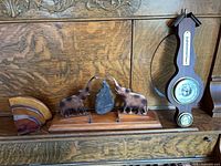 Group shot of all three items on shelf