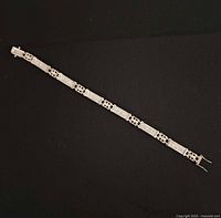 Full view of bracelet showing overall design and length