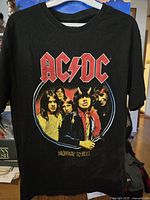 Front view of AC/DC Highway to Hell T-shirt showing graphic and overall condition