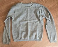 Front view of grey cashmere sweater