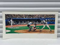 Front view of entire unframed print showing full scene and border