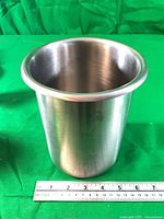 Full view of Bain Marie with ruler for scale