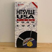 Front of the Motown Singles Collection box showing title and artwork