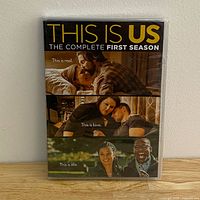 Front view of sealed "This Is Us" Season 1 DVD case