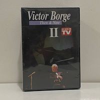 Front view of sealed Victor Borge Then & Now II DVD case showing title and As Seen on TV logo