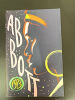 Front cover of Abbott 1973 comic