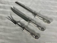 Three-piece set laid out showing full length of each tool