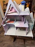 Front view of LOL Surprise Winter Disco Chalet dollhouse