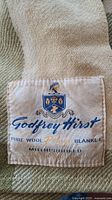 Godfrey Hirst cloth label on blanket
