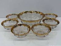 Full set of bowls front view