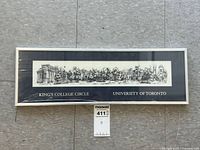 Full view of framed King’s College Circle print