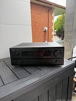 Front angled view of Denon AVR-2801 receiver