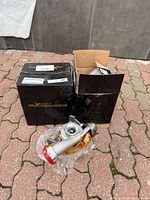 Both turbochargers with boxes visible