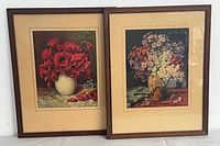 Both framed prints side by side showing overall appearance and frames