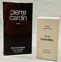 Front view of both boxed fragrances